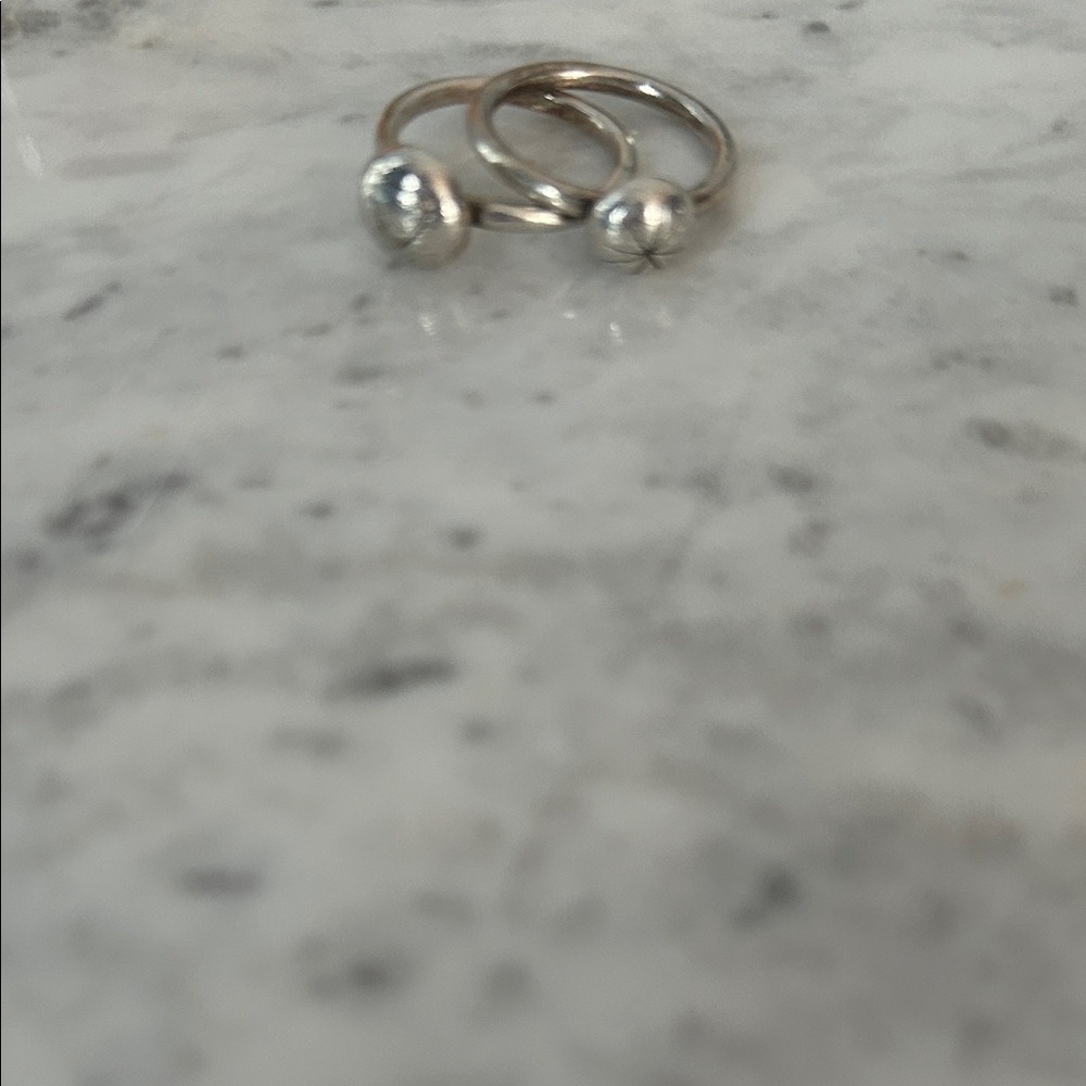 Chic Silver Ring Duo - image 2